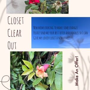 Clearing Out Closet!!